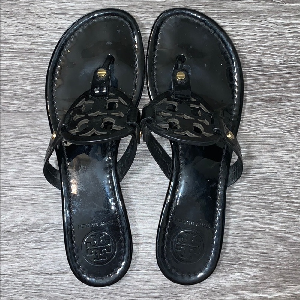 Tory Burch Miller Patent Leather Sandals